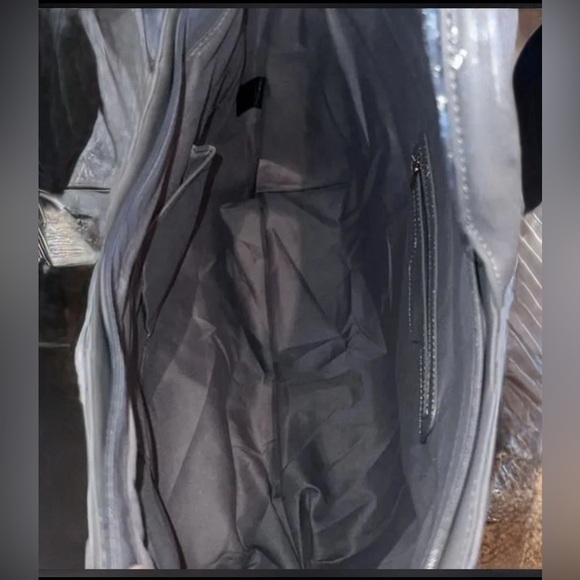 NWT Gilda Paris Large Quilted Tote Grey MSRP $199 - Picture 3 of 6